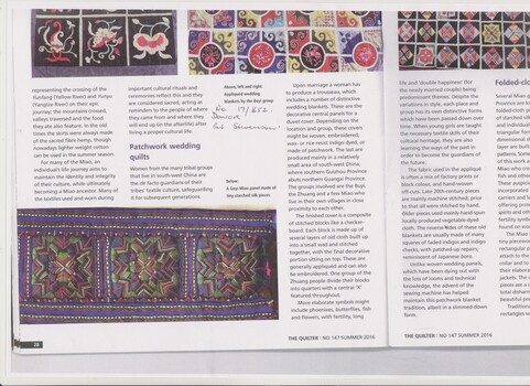 The Quilter # 147 Summer 2016