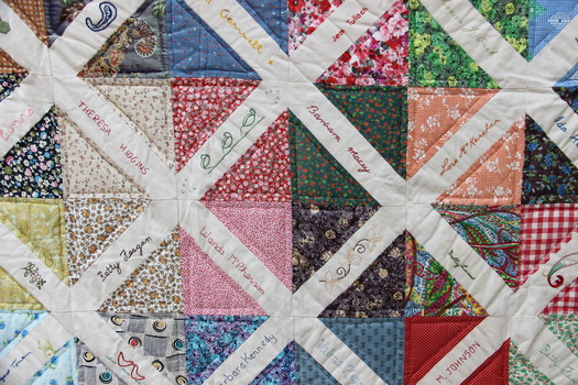 EGV Patchwork Group Quilt 1981