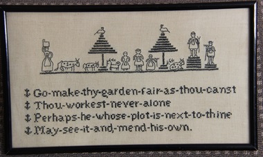 Mid 20th C Verse Sampler