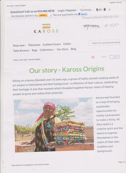 South African Kaross Article