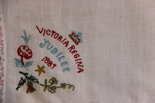 Queen Victoria Jubilee 1887 Handkerchief
