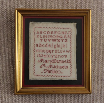 Mary Dennett St Michaels Pimlico Sampler