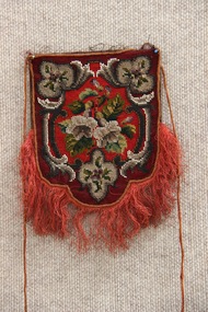 Textile - Beaded hanging, 1870-1900