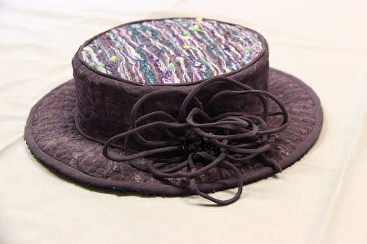 Hexagonal Box and Embroidered Hat