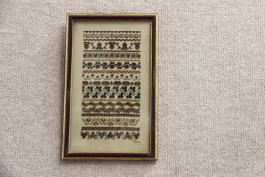 Textile - Beaded Sampler, Pam Breukhoven