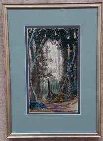Artwork, other - Framed Picture, Edith Mildred (Mim) Egan, 'The Last of the Forest', 1990