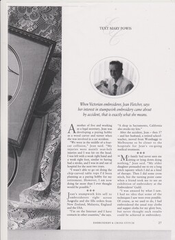 Jean Fletcher Stumpwork Article