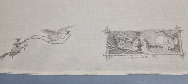 Five Indian Ink Sketches, Illustrations and Poems