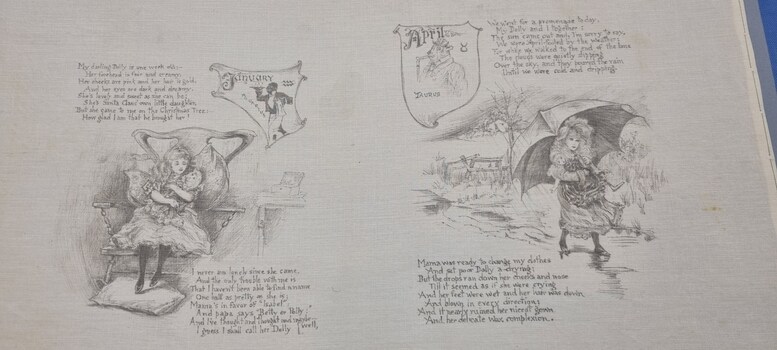 Five Indian Ink Sketches, Illustrations and Poems