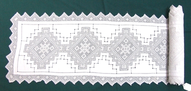 Textile - Drawn Thread Work Runner