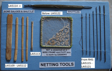 Tool - Bone Netting Shuttle