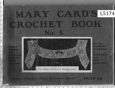 Book - Crochet lace design book, Mary Card's Crochet Book No. 5