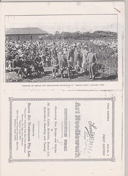 Opening of Semco Art Needlework Exhibition at "Semco Park" January 1926