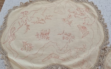 Functional object - Dressing table set - large mat, Semco, 1950