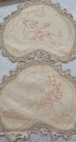 Functional object - Dressing table set - small mat, Semco, 1950