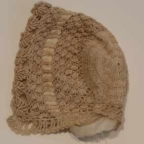 Clothing - Silk Crochet Baby's Bonnet