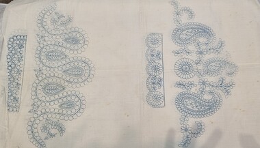 Textile - Sleeve transfer designs on cotton