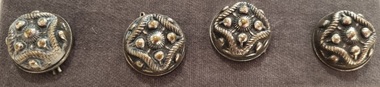 Functional object - Four Metal Antique Shank Buttons