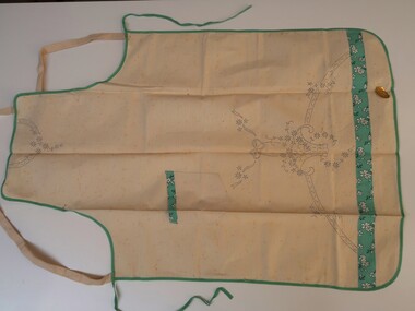 Textile - Fautley's Stamped Design Apron, Fautleys and Sons, 1940's