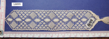 Textile - Torchon Bookmark, Lyn McLean, Circa 1990