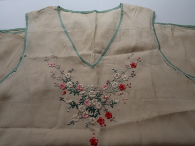 Clothing - Embroidered Pyjama Top, 1930's