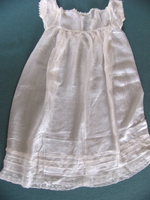 Clothing - Ivory Christening Silk Petticoat, 1920-1940