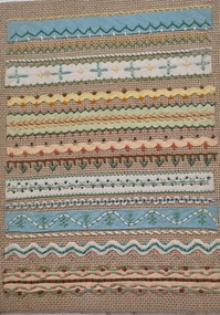Textile - Hilda Watson Embroidery Samples, Hilda Watson, 1937-1987