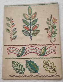 Textile - Hilda Watson Embroidery Samples, Hilda Watson, 1937-1987
