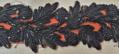Accessory - Victorian Beaded Applique Trim, 1875-1885