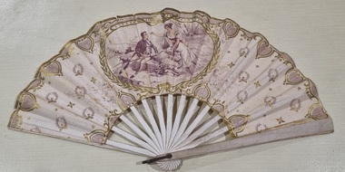 Accessory - Nott Bros. Millinery - Paper Advertising Fan, Nott Bros. Millinery Specialists, 19-early 20th C