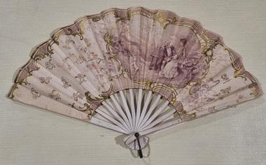 Accessory - Nott Bros. Millinery - Paper Advertising Fan, Nott Bros. Millinery Specialists, 19-early 20th C