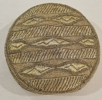 Kufi Skull Cap Metal Thread Embroidery