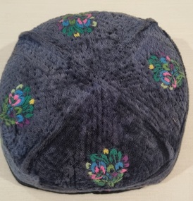 Kufi Skull Cap with Floral Motifs
