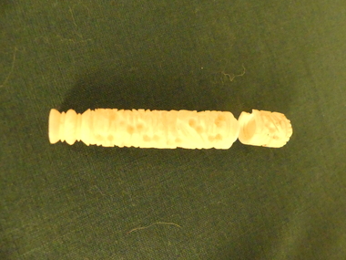 Tool - Chinese carved bone needlecase, Needle case, 1840's