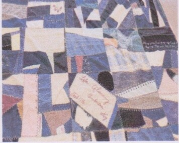 Kentucky USA 1916 Crazy Patchwork Coverlet