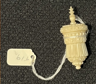 Tool - Carved ivory tape measure, Ivory tape measure, 1840-1860's