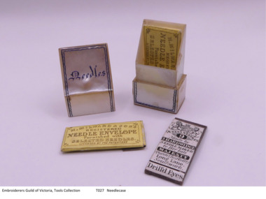 Tool - Mother of Pearl Needlebox, Needlebook, late 18th early 19th centuries