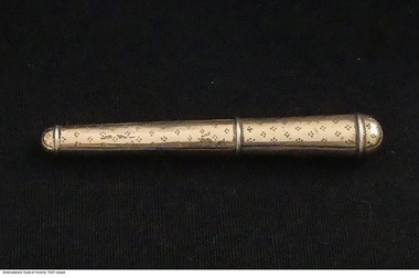 Tool - French silver needlecase, Needlecase, early 19th century
