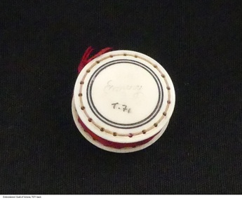 Tool - Ivory emery pin disc, 19th century