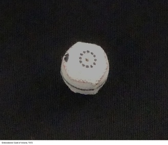 Tool - Early brass pin in small pin cushion