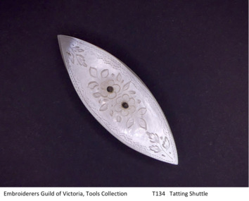 Tool - Knotting shuttle, 1800-1870