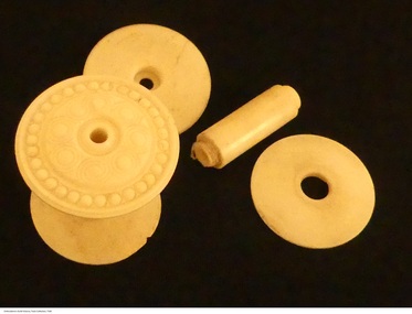 Tool - Bone thread reels, 1830-1870