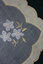   Yellow and white scone holder with shadow embroidery