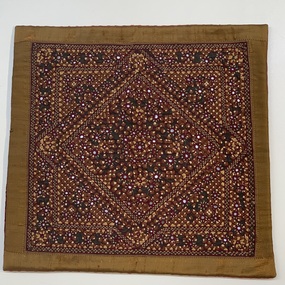 Textile - Embroidered panel, Indian, Shrujan, circa 2010