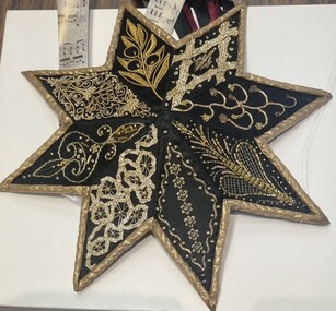 Christmas Decorations Goldwork Star