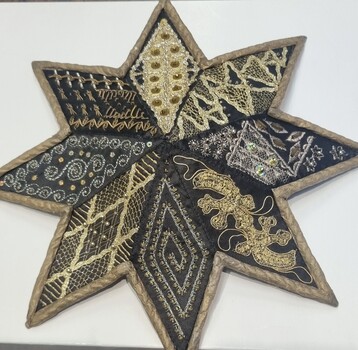 Christmas Decorations Goldwork Star