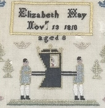 Elizabeth May 1810 Sampler