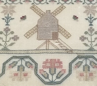 Sarah Ann Verrall 1823 Sampler