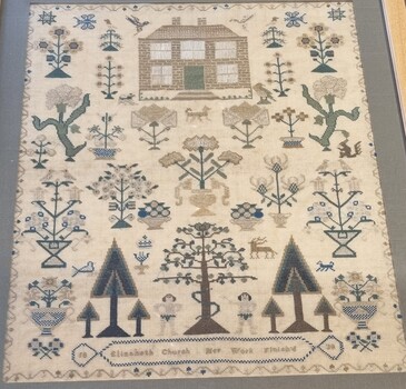 Elizabeth Church 1838 Sampler