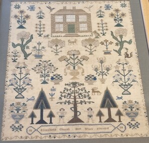 Elizabeth Church 1838 Sampler